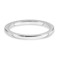 True Origin 14K White Gold 0.20 Carat Lab Grown Diamond VS+ F+ Complete Wedding Band view 5