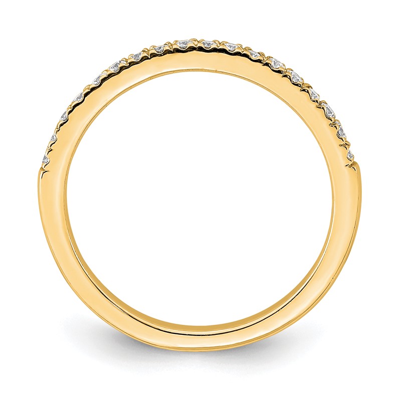 True Origin 14K 1/5 carat Lab Grown Diamond VS  D E F  Wedding Band