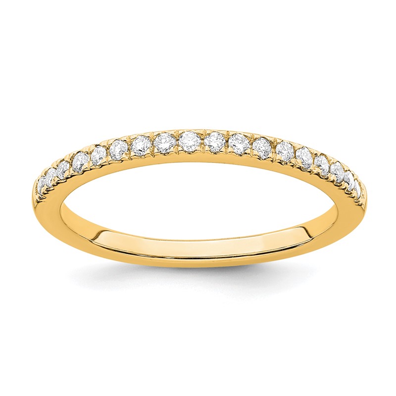 True Origin 14K 1/5 carat Lab Grown Diamond VS  D E F  Wedding Band
