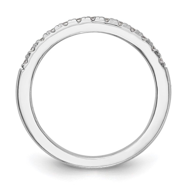 14K White Gold Lab Grown Diamond VS/SI+ G+ Wedding Band