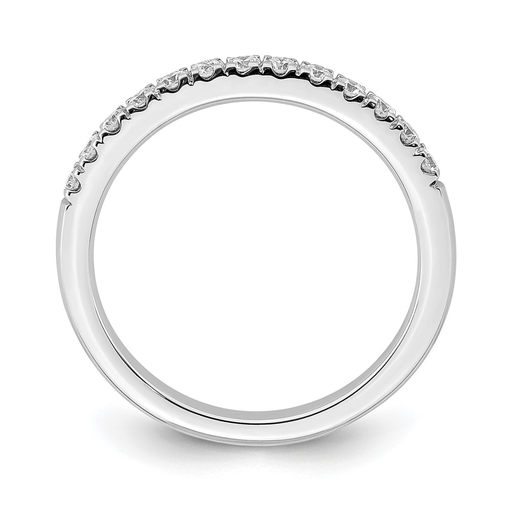 True Origin 14K White Gold 1/3 carat Lab Grown Diamond VS  D E F  Wedding Band (RM2593B-033-WLD)