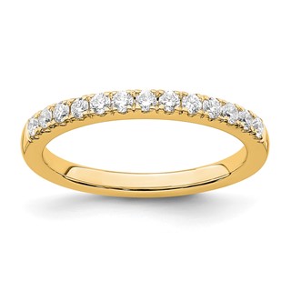 True Origin 14K Yellow Gold 1/3 carat Lab Grown Diamond VS+ F+ Complete Wedding Band