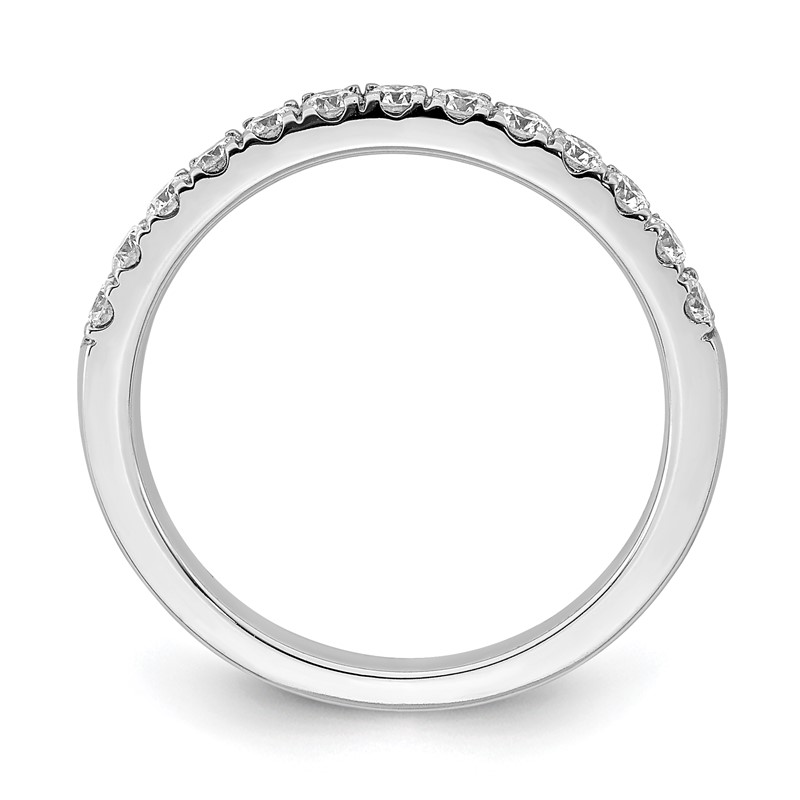 True Origin 14K White Gold 1/2 carat Lab Grown Diamond VS  D E F  Wedding Band