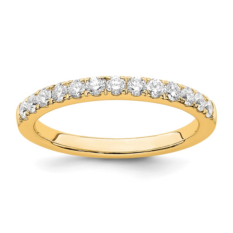True Origin 14K 1/2 carat Lab Grown Diamond VS  D E F  Wedding Band