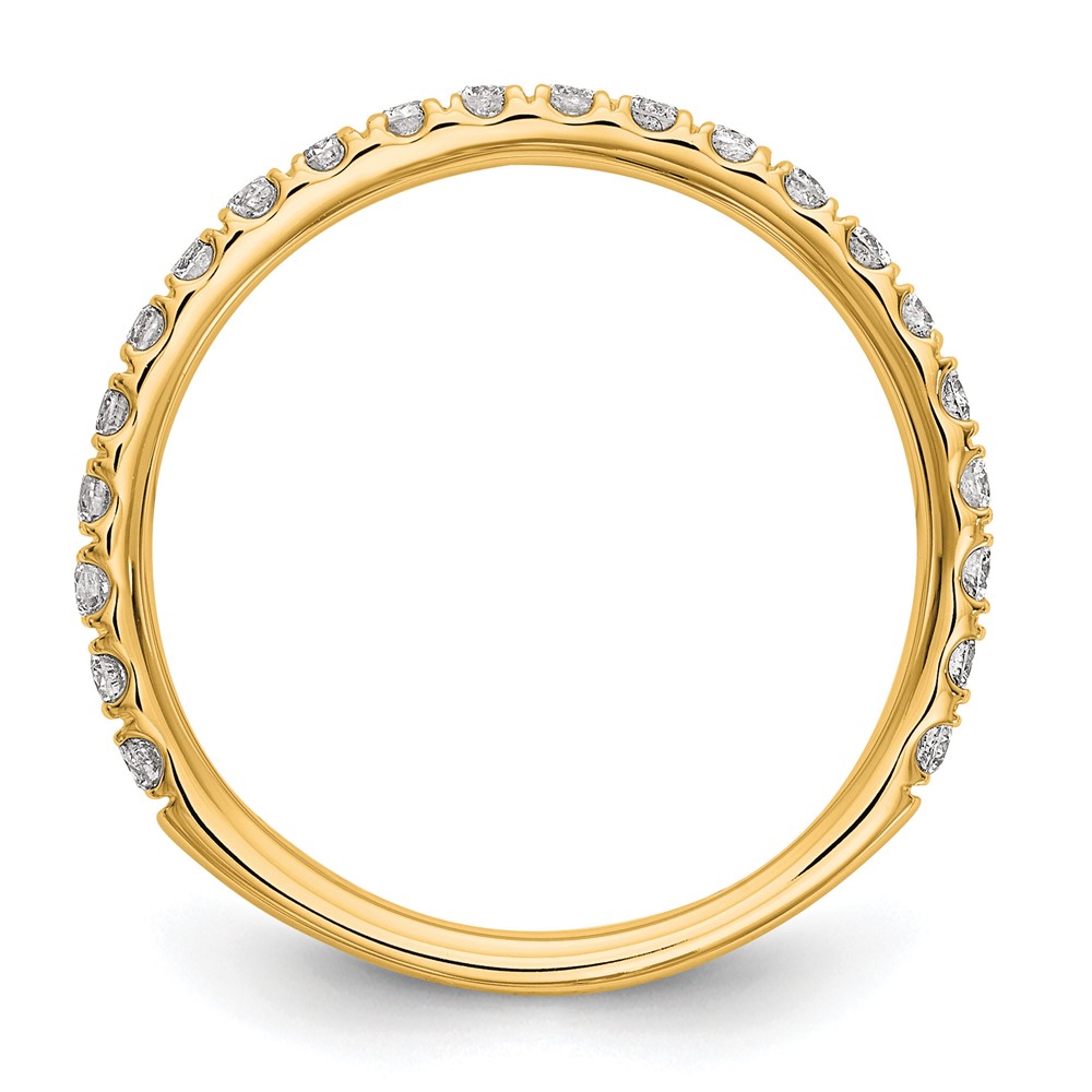 14k 3/8 carat Lab Grown Diamond VS/SI+ G+ Complete Wedding Band (RM2606B-040-7YLG)