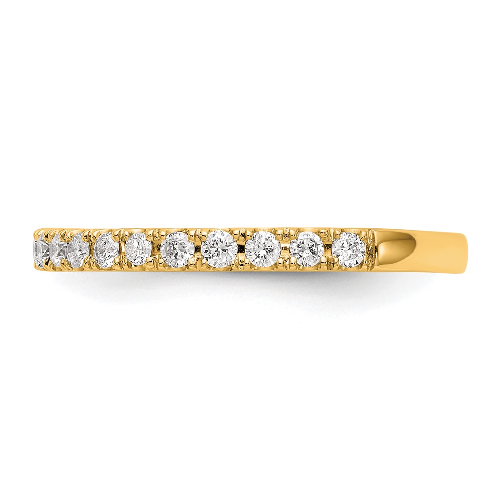 14k 3/8 carat Lab Grown Diamond VS/SI+ G+ Complete Wedding Band (RM2606B-040-7YLG)