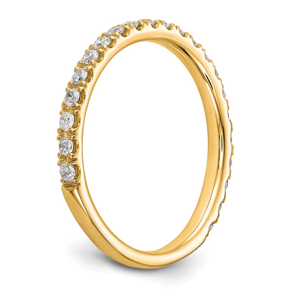 14k 3/8 carat Lab Grown Diamond VS/SI+ G+ Complete Wedding Band (RM2606B-040-7YLG)