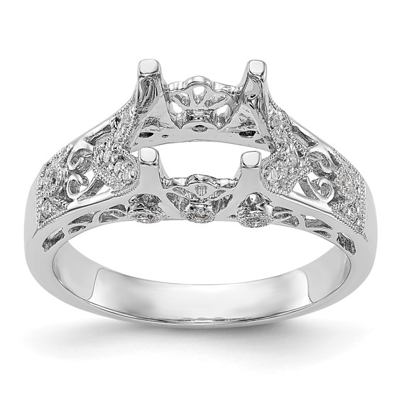 Diamond Semi-mount Engagement Rings