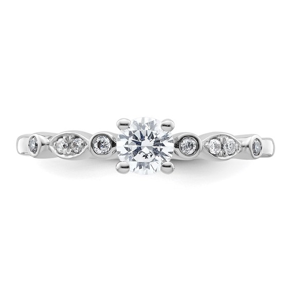 Diamond Semi-mount Engagement Rings