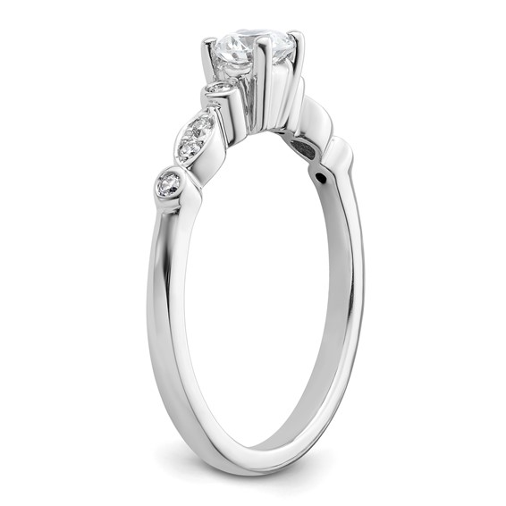 Diamond Semi-mount Engagement Rings