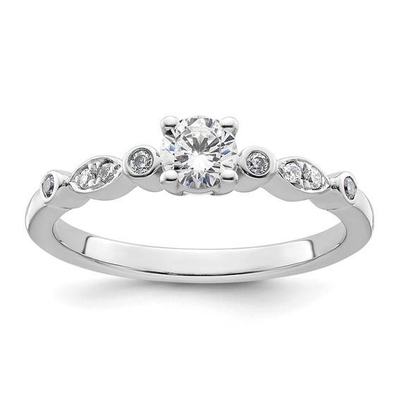 Diamond Semi-mount Engagement Rings