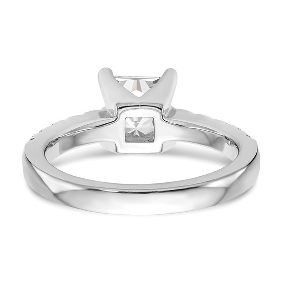 14K White Gold Engagement Ring Mounting