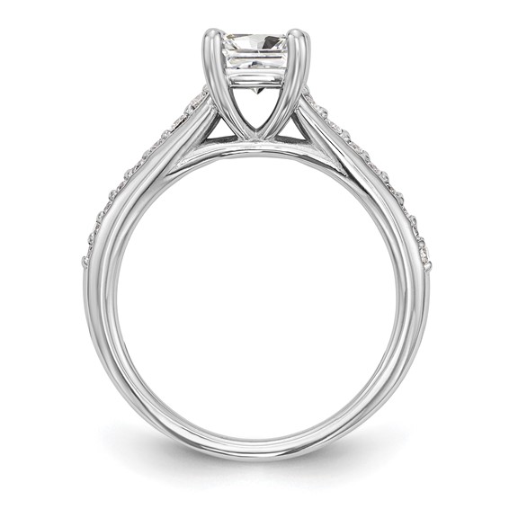 14k White Gold Diamond Engagement Ring