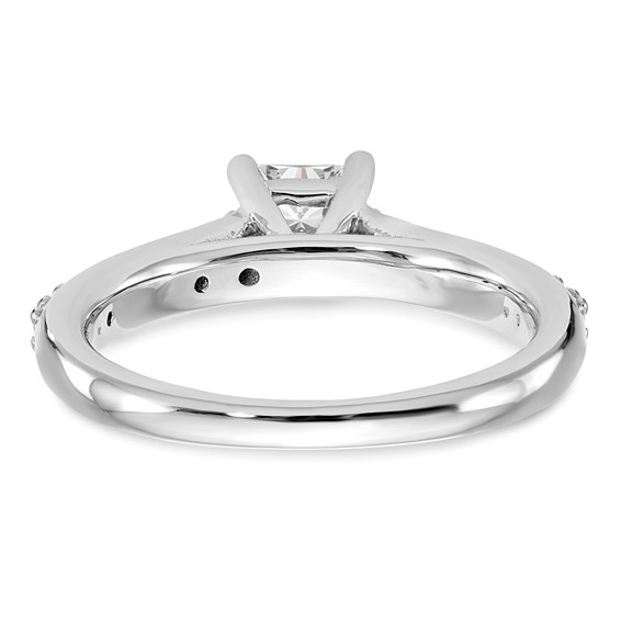 14k White Gold Diamond Engagement Ring