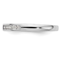 14K White Gold 0.20 Carat Lab Grown Diamond VS SI+ G+ Semi-Mount Pet Set Engagement Ring view 4
