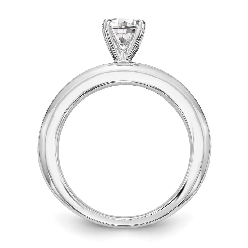 14K White Gold Lab Grown Diamond VS/SI FGH Complete Engagement Ring