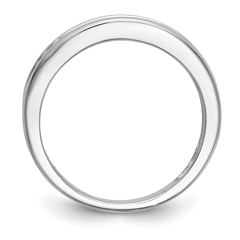 14k White Gold 1/3 carat Lab Grown Diamond VS/SI+ G+ Complete Wedding Band