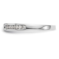 14K White Gold 0.33 Carat Lab Grown Diamond VS SI+ G+ Semi Mount Peg Set Engagement Ring view 4