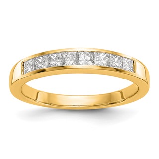 14k Yellow Gold Wedding Band Mounting