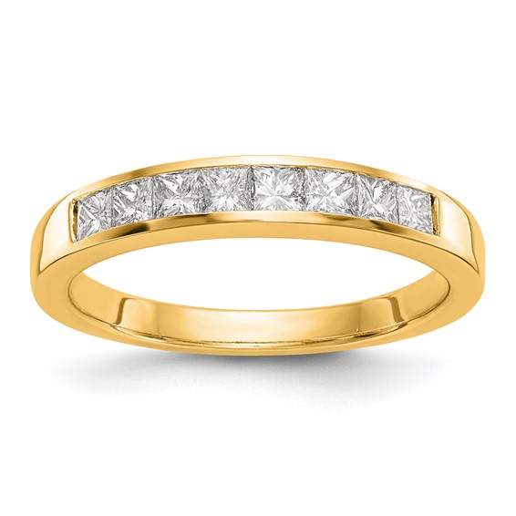 14k Yellow Gold Wedding Band Mounting