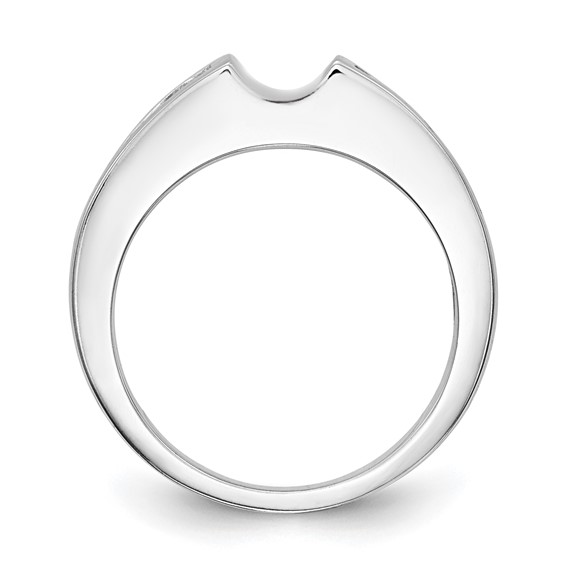 Peg Set Diamond Semi-mount Engagement Rings