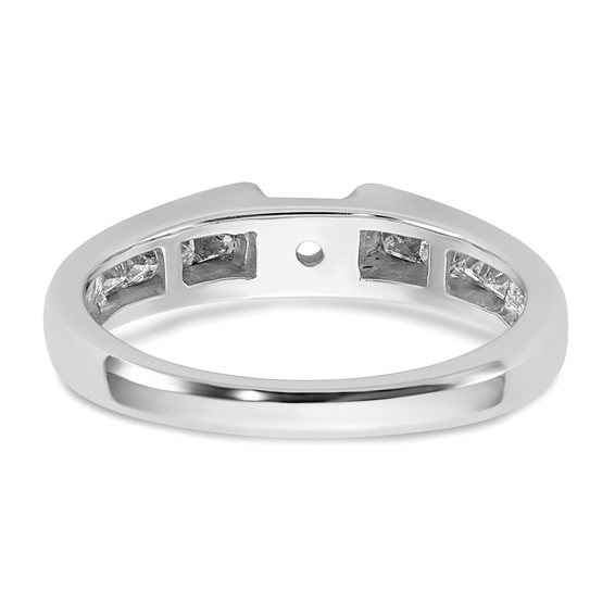 Peg Set Diamond Semi-mount Engagement Rings