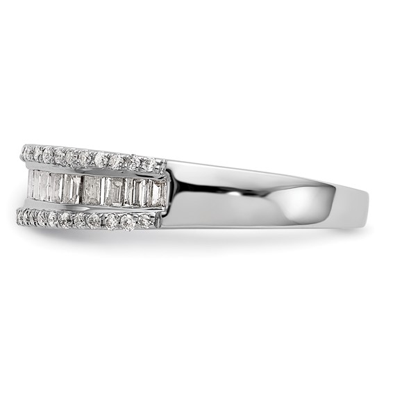 14k White Gold Wedding Band Mounting