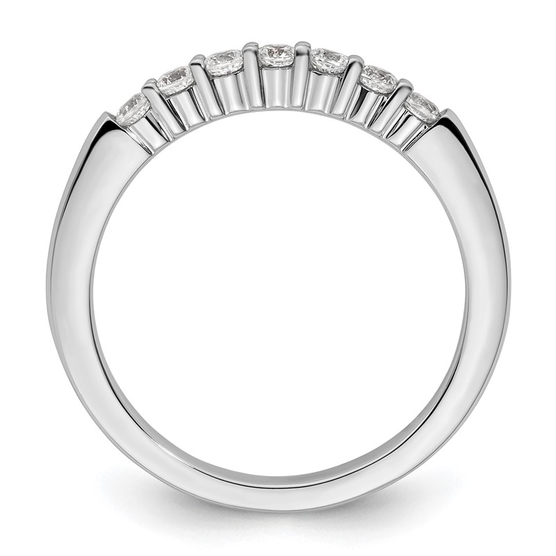 14K White Gold Lab Grown Diamond VS/SI+ G+ Wedding Band