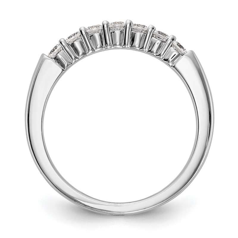 14K White Gold Lab Grown Diamond VS/SI+ G+ Wedding Band