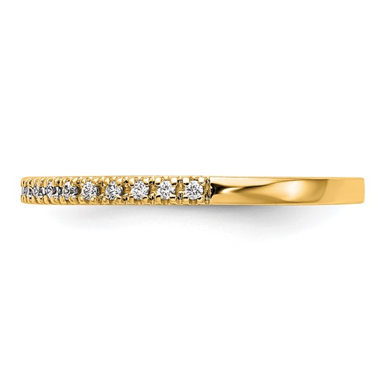 10K Diamond Wedding Band