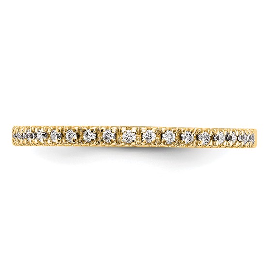 10K Diamond Wedding Band