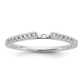 Peg Set Diamond Semi-mount Engagement Rings