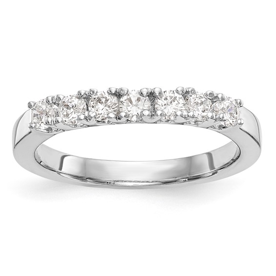 14k White Gold Wedding Band Mounting