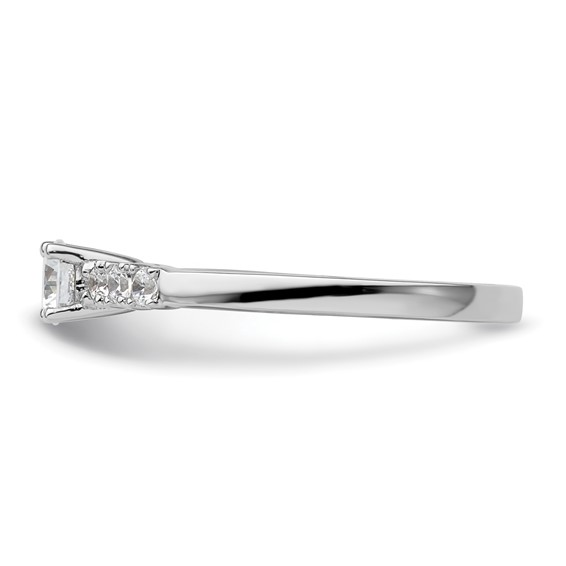 Peg Set Diamond Semi-mount Engagement Rings