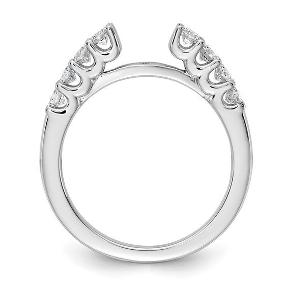 Peg Set Diamond Semi-mount Engagement Rings