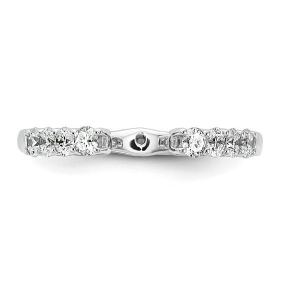 Peg Set Diamond Semi-mount Engagement Rings