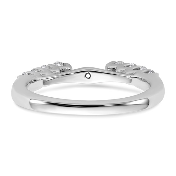 Peg Set Diamond Semi-mount Engagement Rings