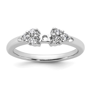 Peg Set Diamond Semi-mount Engagement Rings