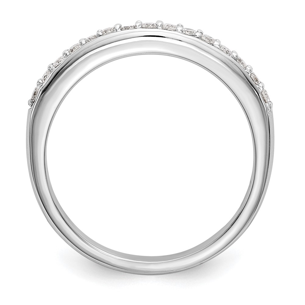 14k White Gold 1/4 carat Lab Grown Diamond VS/SI+ G+ Complete Wedding Band (RM2779B-025-7WLG)