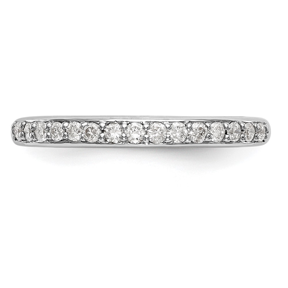 14k White Gold 1/4 carat Lab Grown Diamond VS/SI+ G+ Complete Wedding Band (RM2779B-025-7WLG)