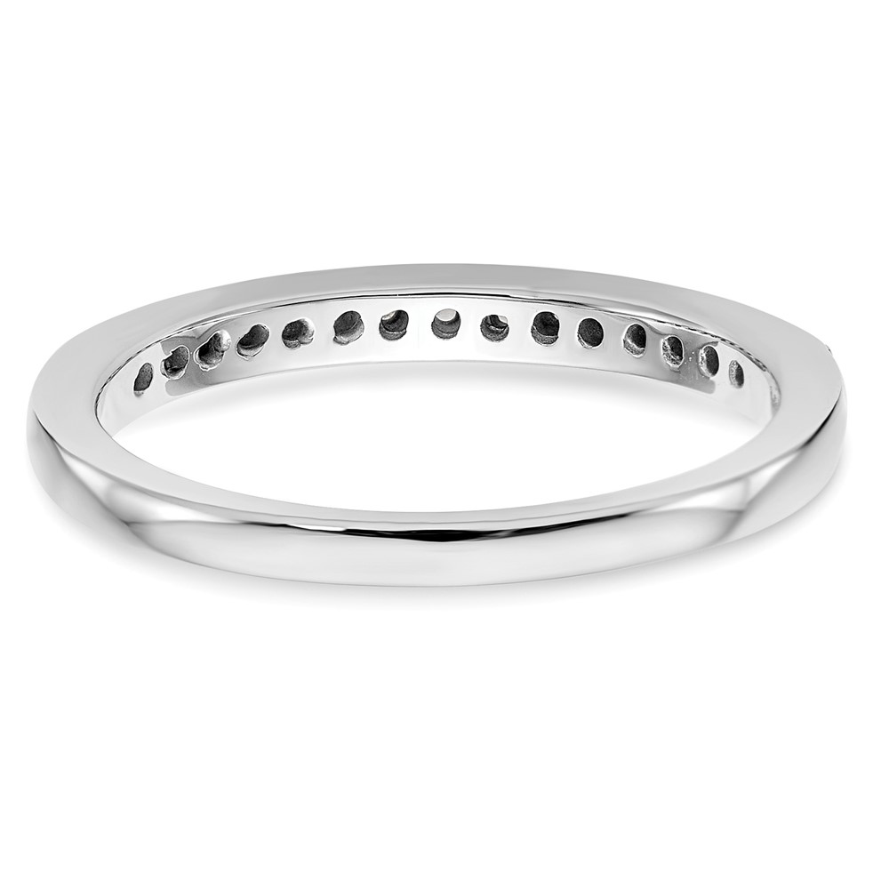 14k White Gold 1/4 carat Lab Grown Diamond VS/SI+ G+ Complete Wedding Band (RM2779B-025-7WLG)