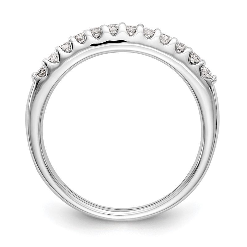 14k White Gold 1/4 carat Lab Grown Diamond VS/SI+ G+ Complete Wedding Band