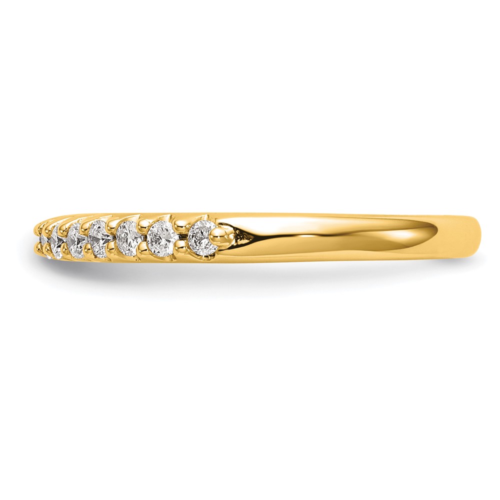 14k 1/4 carat Lab Grown Diamond VS/SI+ G+ Complete Wedding Band (RM2785B-025-7YLG)