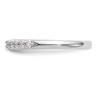 14K White Gold 0.25 Carat Lab Grown Diamond VS SI+ G+ Semi Mount Peg Set Engagement Ring view 3