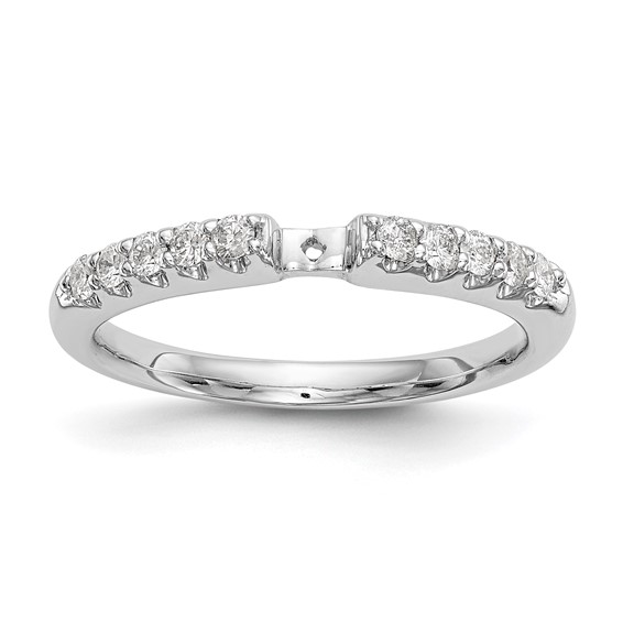 Peg Set Diamond Semi-mount Engagement Rings