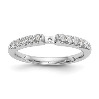Peg Set Diamond Semi-mount Engagement Rings