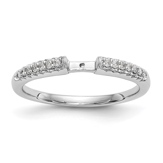 Peg Set Diamond Semi-mount Engagement Rings