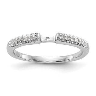 Peg Set Diamond Semi-mount Engagement Rings