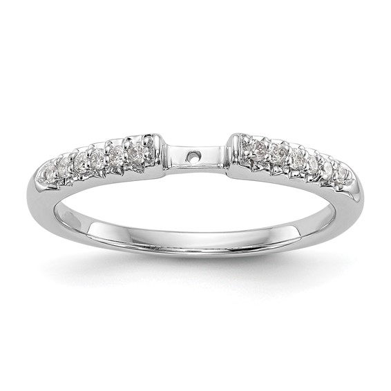 Peg Set Diamond Semi-mount Engagement Rings