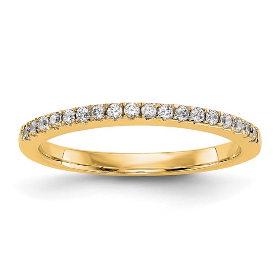 14k Yellow Gold Wedding Band Mounting